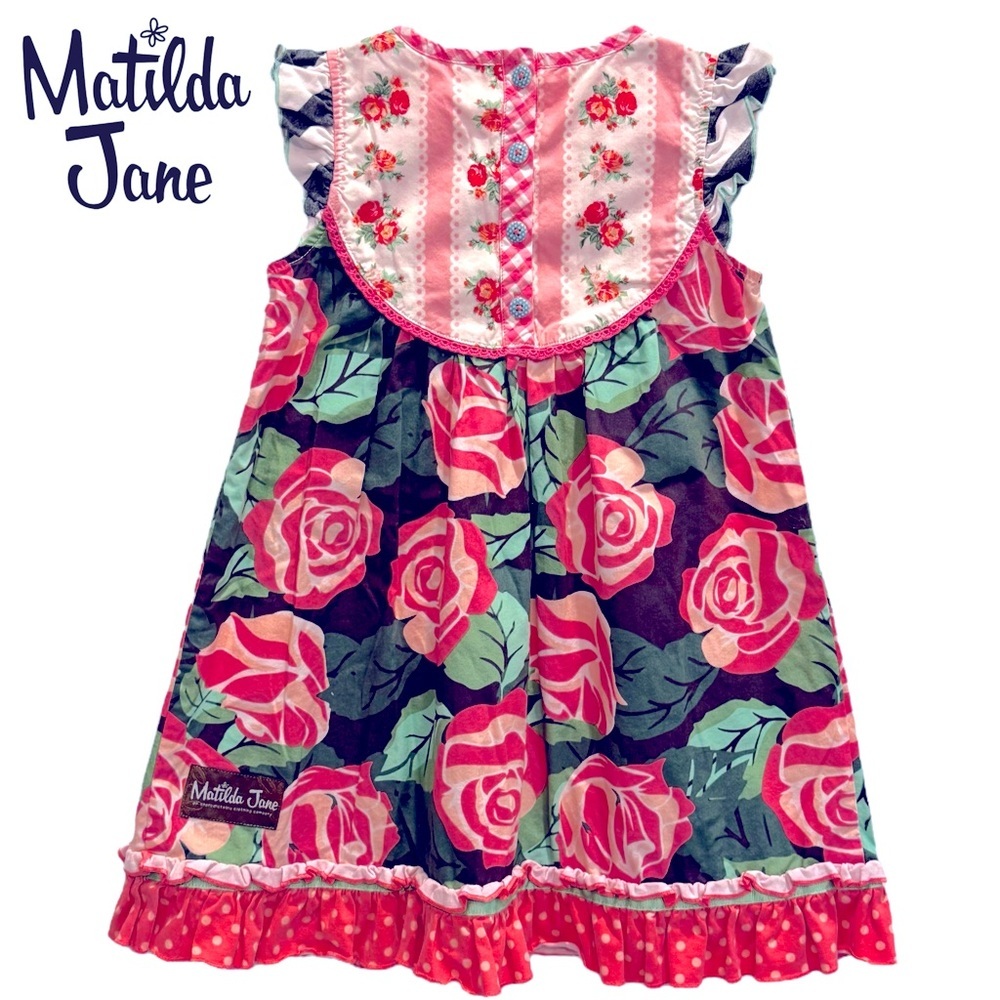 Matilda Jane Size 6 Brilliant Daydream All Abloom Floral Dress - Picture 4 of 7
